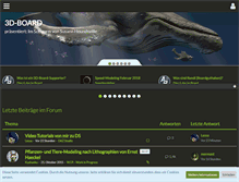 Tablet Screenshot of 3d-board.de